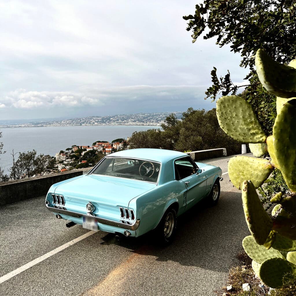 ford mustang car rental french riviera, nice, cannes, monaco