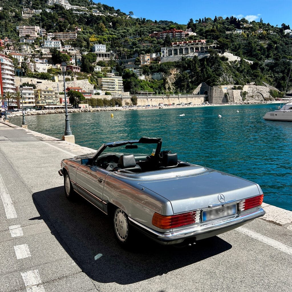Mercedes 300SL Cabriolet arriere
